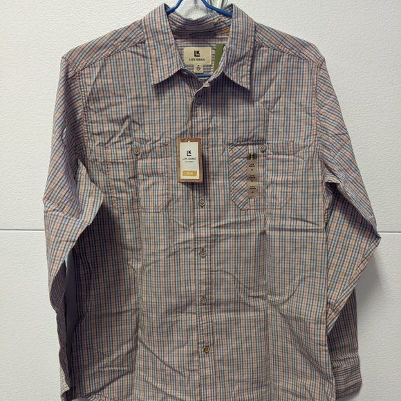 Life Khaki Button Down Casual Shirt-choose color - Picture 7 of 9